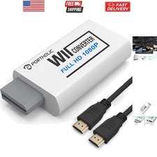 Wii to HDMI Converter 1080P for Full HD Device, Wii HDMI Adapter with 3,5mm A...