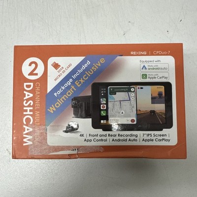 Rexing CPDuo-7 Dash Cam dual Camera Touch Screen 4K 7'' ips DASHCAM