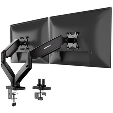Mount-It Dual Monitor Desk Mount   Full Motion Gas Spring Arms, Fits 13 to 32...