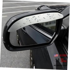 2PCS Side Mirror Visor Rain Guards - Car Rain Guard - Aluminum Alloy Silver