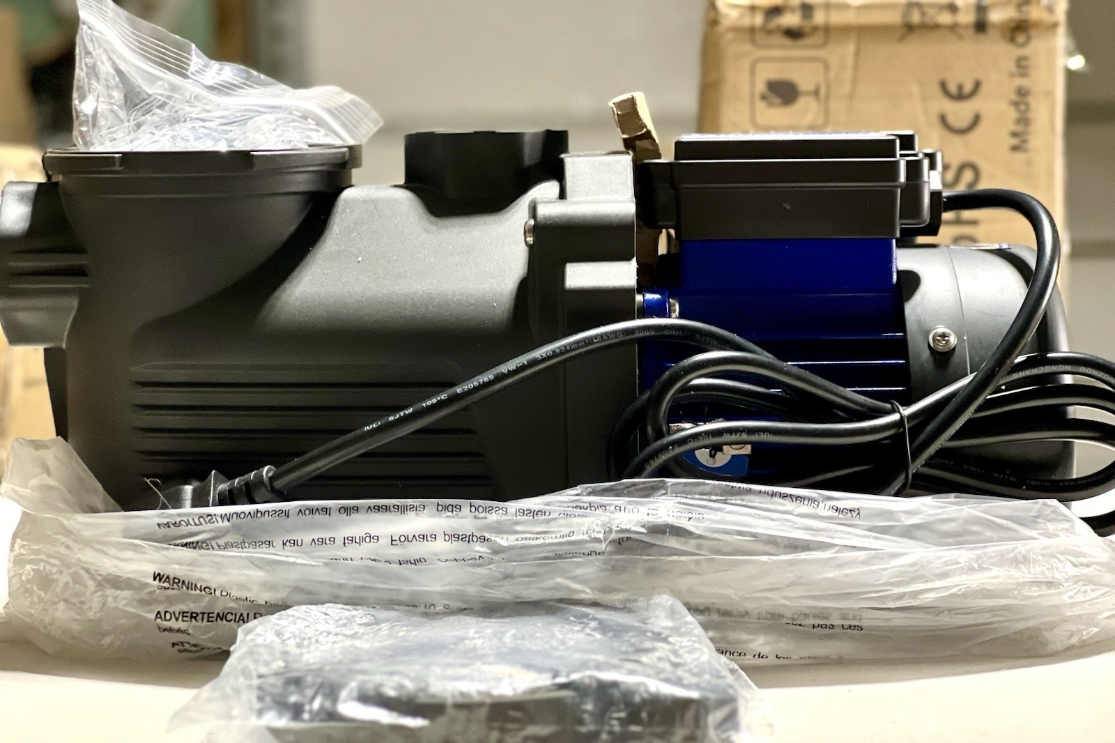 AQUASTRONG 3/4 HP Above Ground Pool Pump w Timer Powerful Self-Priming Pump 115V