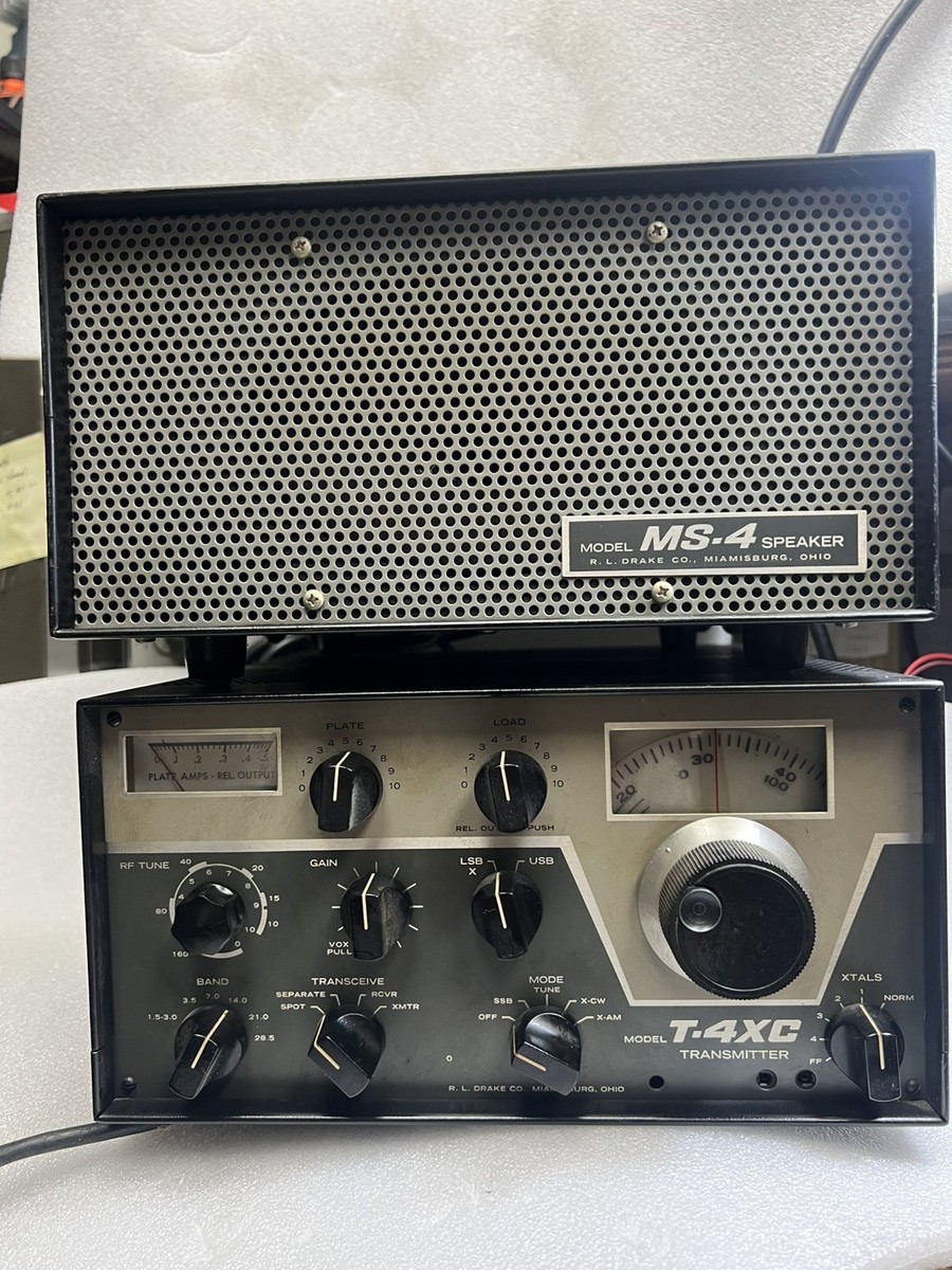 Drake T-4XC Ham Amateur Base Radio Transceiver w/ Power Supply