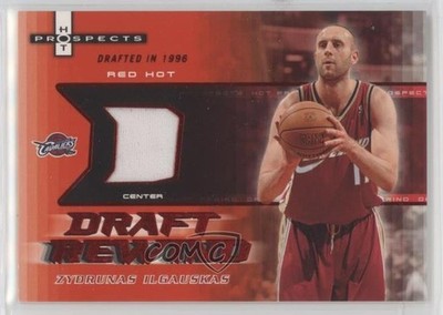 2006-07 Fleer Hot Prospects Draft Rewind Red Jersey 9/25 Zydrunas Ilgauskas 19bs