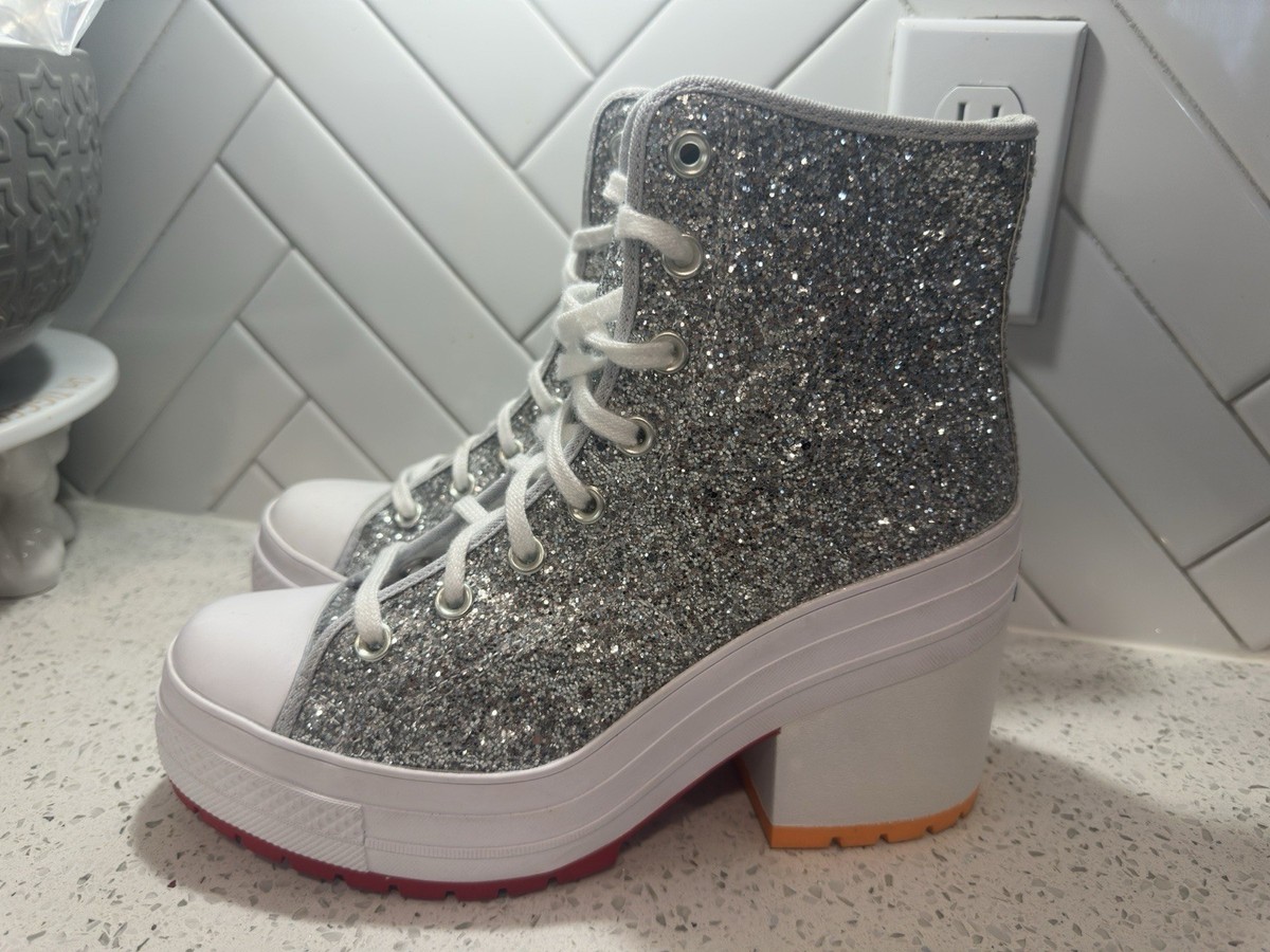 NIB Converse Pride Glitter Boots sz 10.5 Converse Chuck 70 Hi Pride Shoes – Extra Butter main image 3