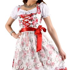 Kinder  Traditionelles Dirndl Kleid Oktoberfest Trachtenkleid Bayern Kostüm