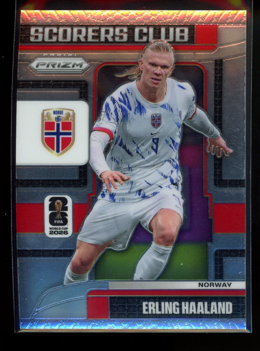 2026 Panini Prizm FIFA World Cup #13 Erling Haaland Scorers Club
