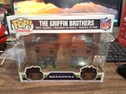 THE GRIFFIN BROTHERS NFL FOOTBALL VINYL FUNKO POP, SEATTLE SEAHAWKS NIB, 2 PACK