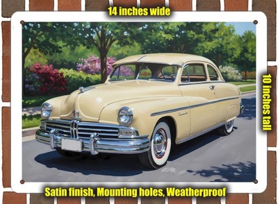 Metal Sign - 1951 Lincoln 3 Oil Painting - 14x10