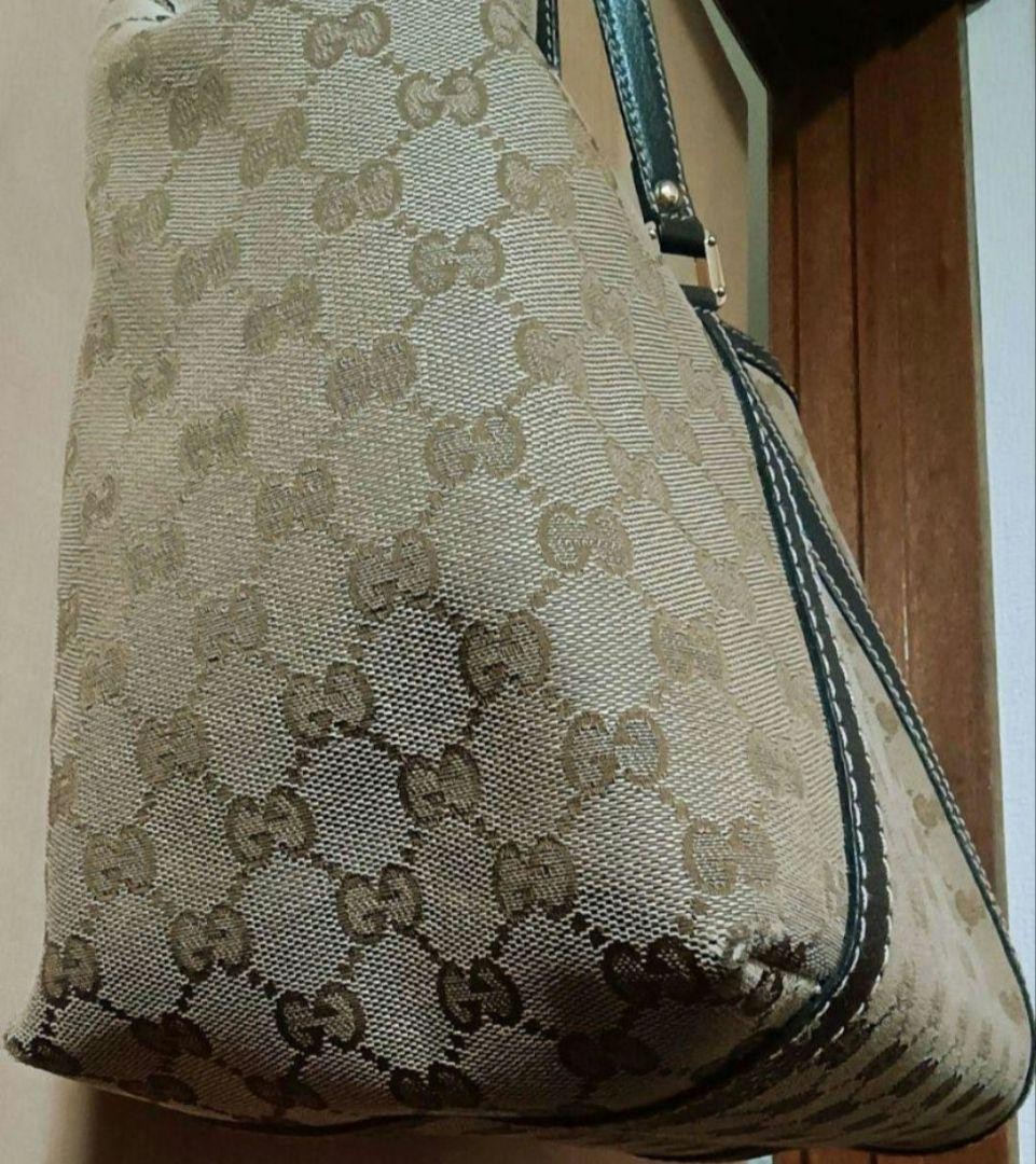 GUCCI GG Canvas Tote Bag Shoulder Bag Authentic Excellent Condition thumbnail 4