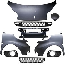 SET Smart Fortwo 451 Stoßstange +Motorhaube +Kotflügel +Gitter +Zubehör 07-12
