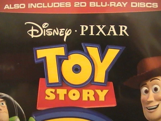 TOY STORY 3 3D Blu-ray Slip Disney Pixar Tom Hanks Woody Tim Allen Lightyear Boy - Image 3 of 4