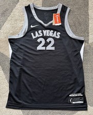 Women’s Nike Aja Wilson #22 Las Vegas Aces EXPLORER EDITION JERSEY Sz XL 52 NWT
