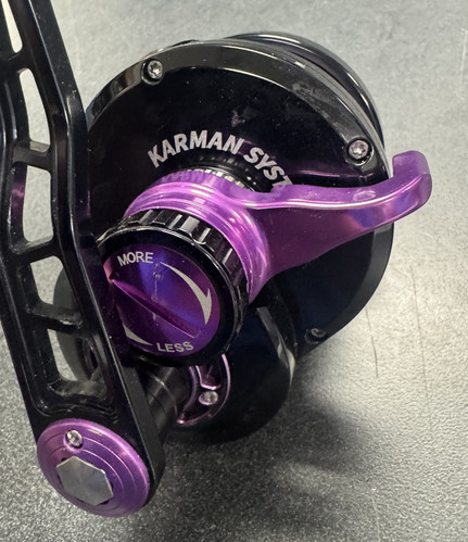 Maxel Pro Rage 60h Fishing Reel Purple Good Condition - Picture 5 of 6