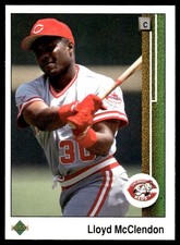 1989 Upper Deck Lloyd McClendon Cincinnati Reds #446