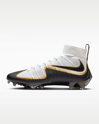 Nike Vapor Edge 360 Untouchable Football Cleats Black Gold Men's