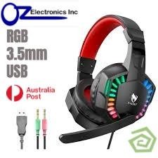 T-Wolf H120 RBG Gaming Headset 3.5mm USB for PC NEW AUSSIE SELLER