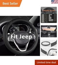 Customized Auto Car Steering Wheel Cover for Jeep Grand Cherokee,Wrangler,Com...