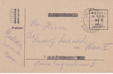 Post card Derventa to Wien