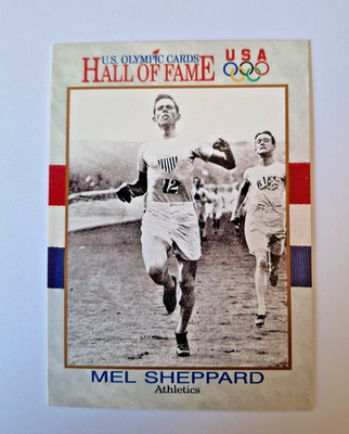 Impel US Olympic Hall Of Fame - Mel Sheppard #44 - Trading Card - Olympia
