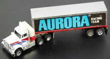Vintage Aurora AFX Peterbilt Racing Semi Tractor Trailer Truck Slot Car