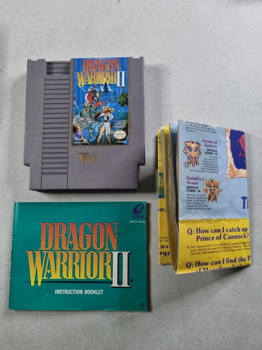Dragon Warrior II Nintendo Video Games for sale | eBay