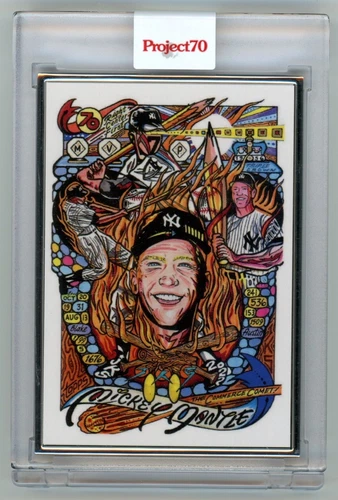 2021 Topps Project 70 #885 2002 Mickey Mantle JK5 Artist Proof 32/51 Yankees