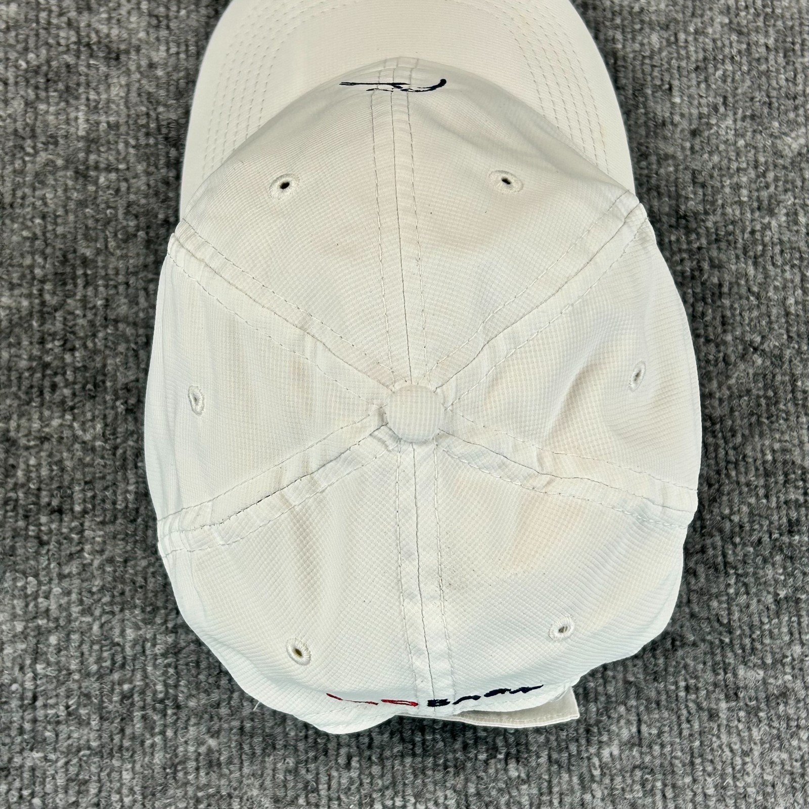 Rhoback Hat Cap Strap Back White Performance Golf… - image 5