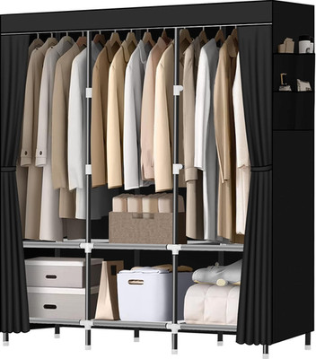 Wardrobe Closet,Portable Closet for Bedroom Steel Pipe Diameter 19Mm Strong and