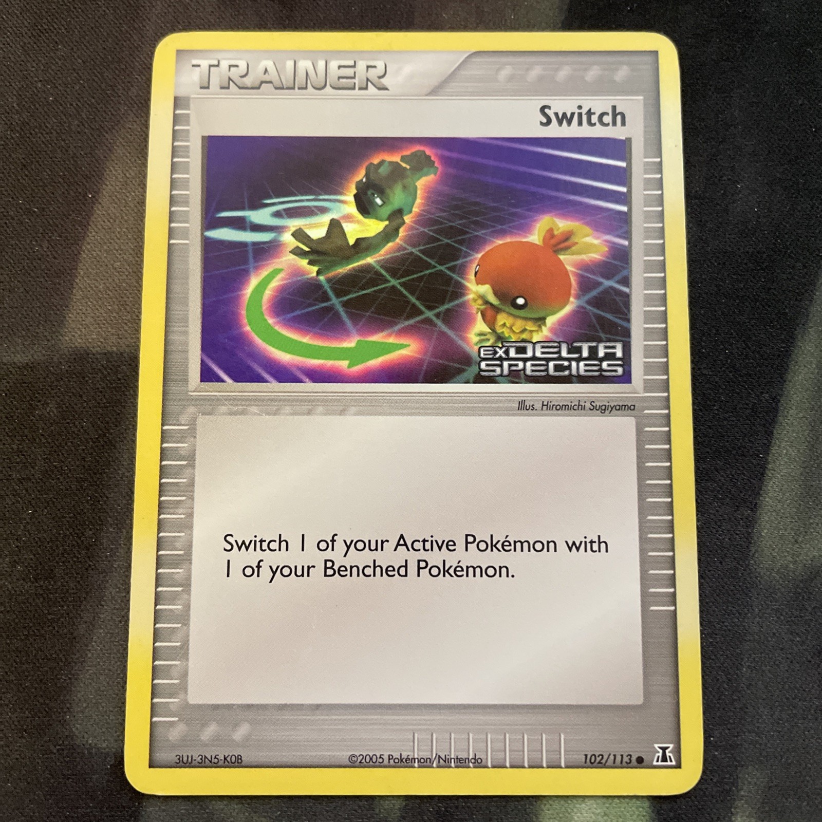 Switch 102/113 | NM- Reverse Holo Rare Stamped Pokémon EX Delta Species