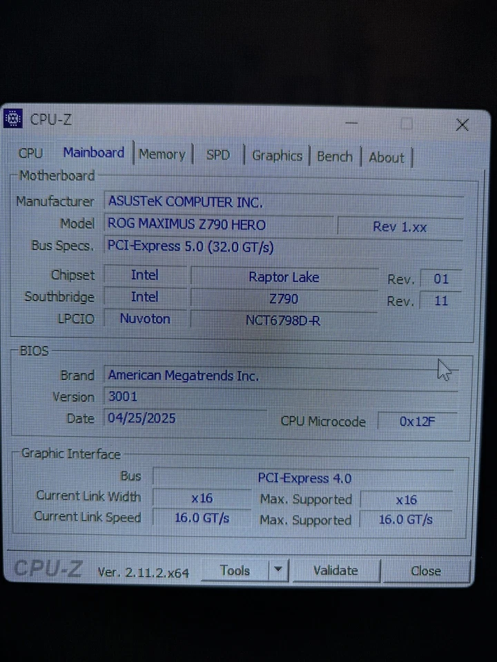 Intel i9 14900KF and Asus ROG Maximus z790 Hero - Bundle - Image 3 of 3
