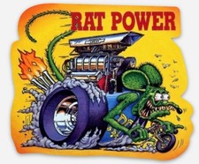 Rat Fink Rat Power Hot Rod Custom MAGNET Muscle Car Vintage Gasser Classic