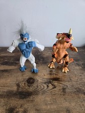 1994 Playmates Toys Primal Rage Armadon & Blizzard Action Figures INCOMPLETE