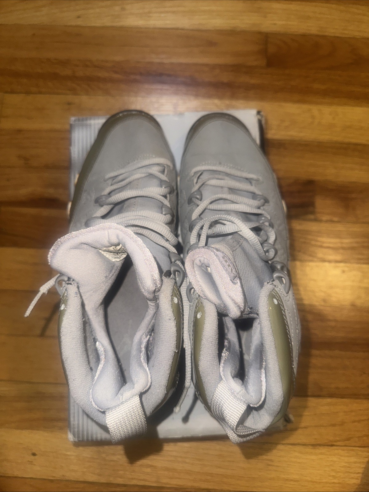 Size 8.5 - Nike Air Jordan 9 Retro 2002 Cool Grey Sneakers Beaters Kicks Jumpman