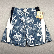 Y2K Ocean Pacific OP Men's L 36/38 Blue Swim Trunks Board Shorts Surfer-NEW