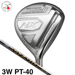 HONMA Bérés NX TRIPLE STAR 3S 3 Étoile Fairway Wood 3W Vizard PT-40 Graphite Arbre