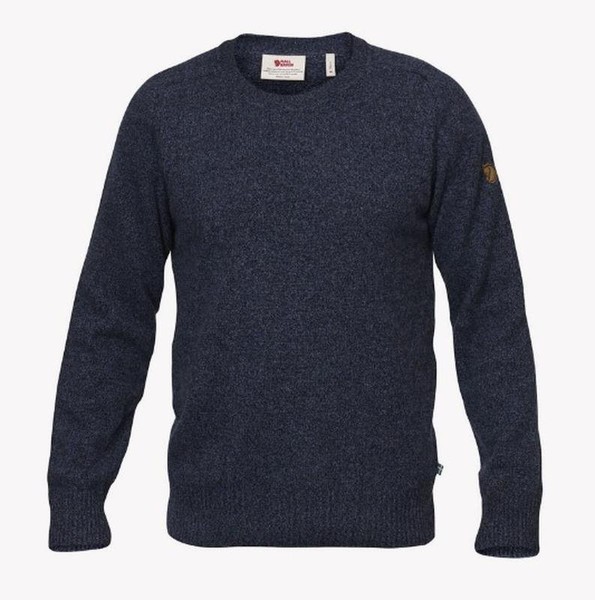 Men Fjällräven Sweater Navy Wool 38 / M / 46