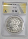 1903 Morgan Silver Dollar ANACS MS61