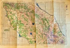WW2 Military Map Italy Firenze Florence 1:500,000 Allied Campaign c1944 Original
