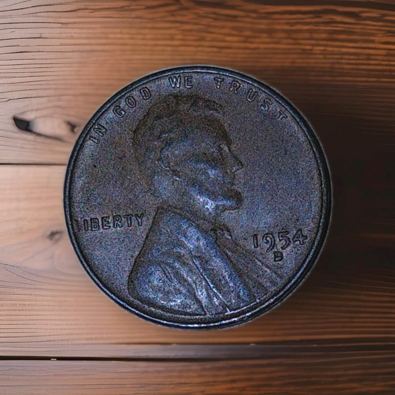 1954 D Lincoln Wheat Penny Nice Collector Coin 