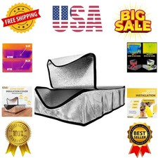 Attic Door Insulation Cover, 25″x54″x11″, Extra Thick Double Bubble Cover for...