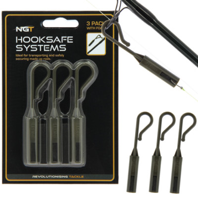 CARP ROD HOOK SAFE SYSTEM FOR MADE UP CARP FISHING RODS AND HAIR RIGS NGT  UK