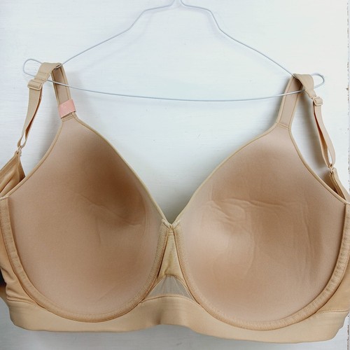 Lane Bryant Cacique Lightly Lined Full Coverage Underwire Tan Beige Bra 50DD - Picture 6 of 10