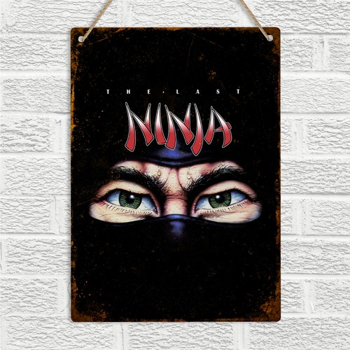 THE LAST NINJA Metal Wall Sign Commodore 64 Atari Vintage Retro Gaming C64 Nerd - Picture 4 of 5