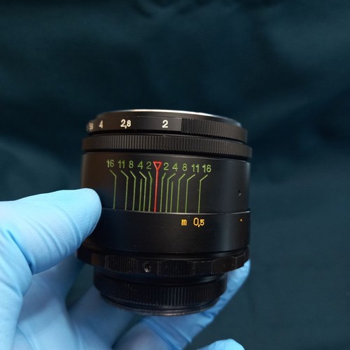 ¡Bonito! Lente de montaje Helios 44-2 f/2 58 mm M42 URSS #80147347 + tapa frontal - Imagen 9 de 18