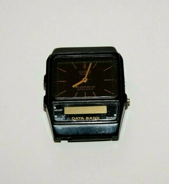 Begge Sanselig Forkæle Casio Telememo 20 Data Bank Watch for Parts or Repair | eBay