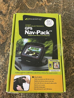 Bracketron Nav-Pack Universal Weighted Vehicle Dash Mount W Case New in  Package