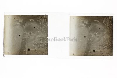 Plaques De Verre   Plaque De Verre Stéréo   VIET NAM   INDOCHINE  CHORA Bac Kan 1910 Voir 2 Scans 1906290879
