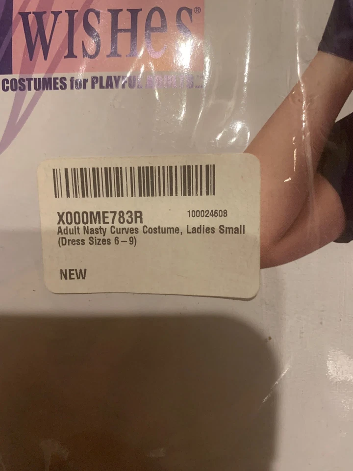 Nuevo sin etiquetas Deseos Secretos Curvas desagradables Uniforme de béisbol Adulto Talla S Vestido Sombrero Calcetines Foto 3 de 4