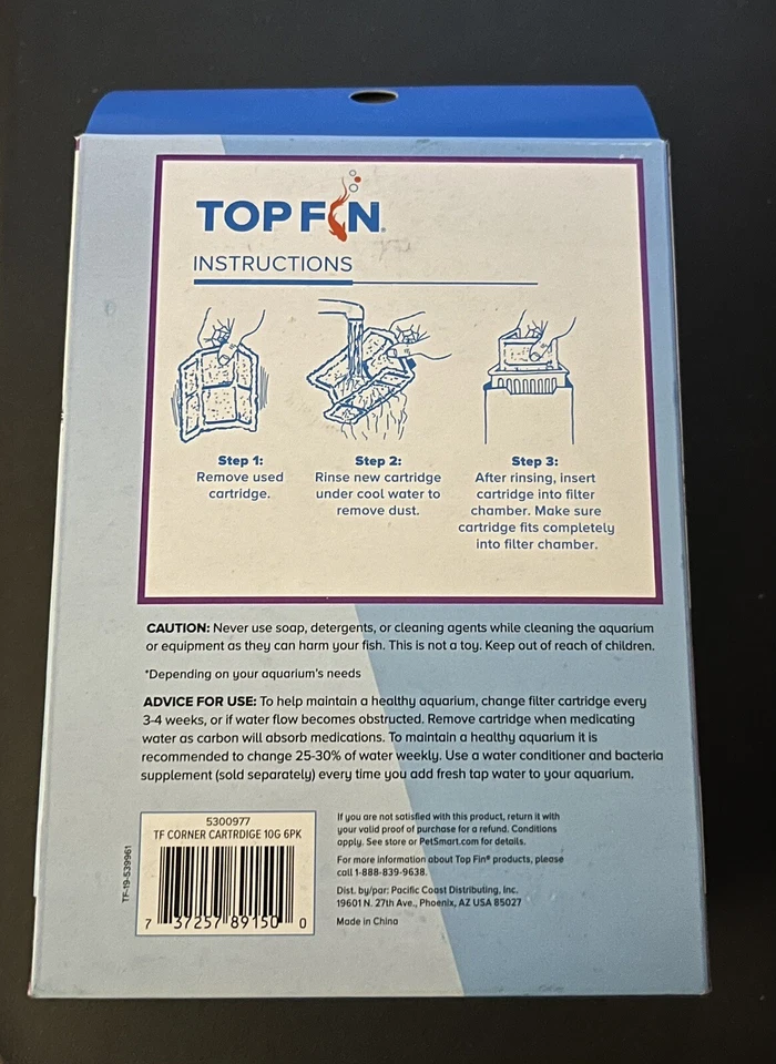 Top Fin CN-S Refill for CN10 Corner Filter 6 Count - Image 3 of 4