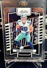 2023 Panini Absolute BLUE FOIL Dallas Cowboys LUKE SCHOONMAKER Rookie RC #121 UM
